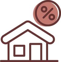 Home Mortgage Creative Icon Design vector