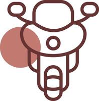 Motorbike Creative Icon Design vector