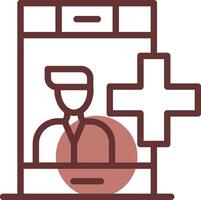 Medical Ecommerce Provider Creative Icon Design vector