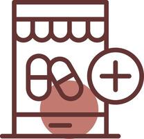 Healthcare Ecommerce Creative Icon Design vector