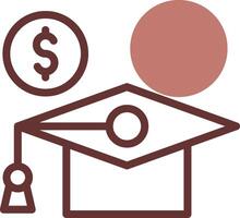 College Savings Plan Creative Icon Design vector