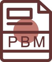 PBM Creative Icon Design vector