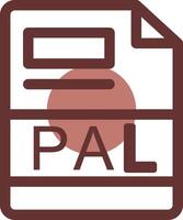 PAL Creative Icon Design vector