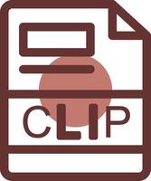 CLIP Creative Icon Design vector