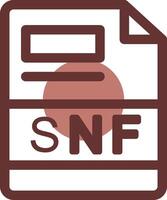 SNF Creative Icon Design vector