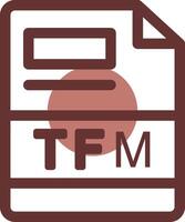 TFM Creative Icon Design vector