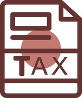 TAX Creative Icon Design vector