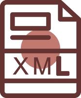 XML Creative Icon Design vector