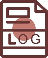 LOG Creative Icon Design vector