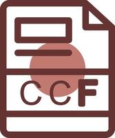 CCF Creative Icon Design vector