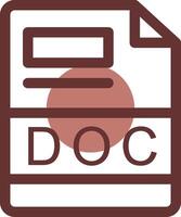 DOC Creative Icon Design vector