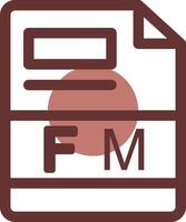 FM Creative Icon Design vector
