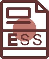 ESS Creative Icon Design vector