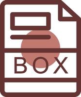 BOX Creative Icon Design vector