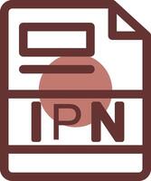 ipn creativo icono diseño vector