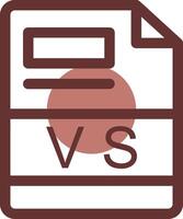 VS Creative Icon Design vector