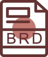 BRD Creative Icon Design vector