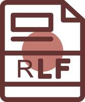 RLF Creative Icon Design vector