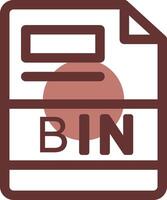 BIN Creative Icon Design vector