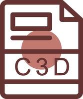 C3D Creative Icon Design vector