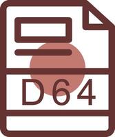 D64 Creative Icon Design vector