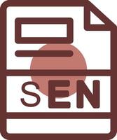 SEN Creative Icon Design vector