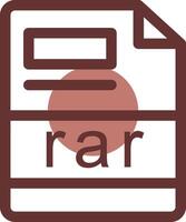 rar Creative Icon Design vector