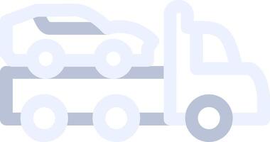 Tow Truck Creative Icon Design vector