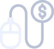 Pay Per Click Creative Icon Design vector