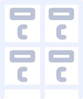 Locker Creative Icon Design vector