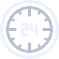 Hours Creative Icon Design vector