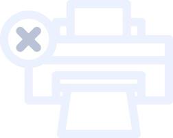 Printer Error Creative Icon Design vector
