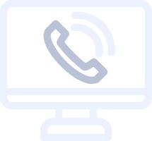 Phone Call Creative Icon Design vector