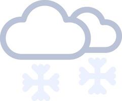 Snowing Creative Icon Design vector