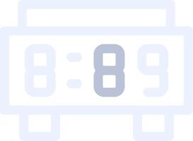 Digital Clock Creative Icon Design vector