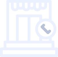 Phone Booth Creative Icon Design vector