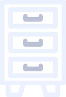 Filing Cabinet Creative Icon Design vector