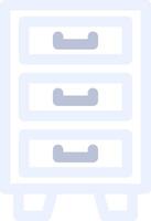 Filing Cabinet Creative Icon Design vector