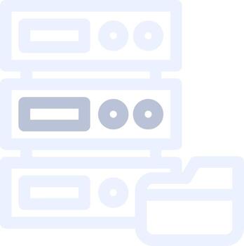 diseño de icono creativo de base de datos vector