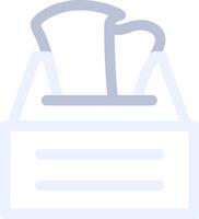 Tissue Box Creative Icon Design vector