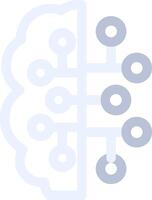 Artificial Intelligence Creative Icon Design vector