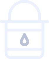 Paint Bucket Creative Icon Design vector