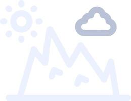 Mountain Creative Icon Design vector