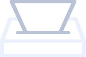 Tissue Box Creative Icon Design vector