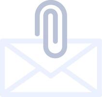 Attach File Email Creative Icon Design vector