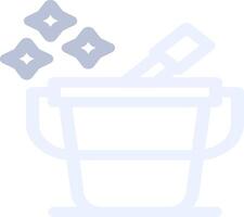 Bucket Creative Icon Design vector