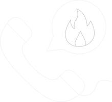 Emergency Call Creative Icon Design vector