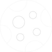 Moon Creative Icon Design vector