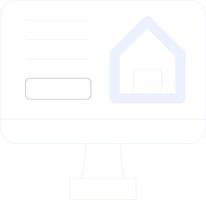 Online Booking Creative Icon Design vector