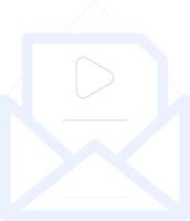 Mail Advertising Creative Icon Design vector